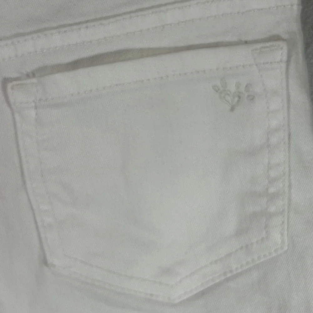Justice Girls Pink White Two Tone Mini Mom Distressed Denim Shorts Size 8